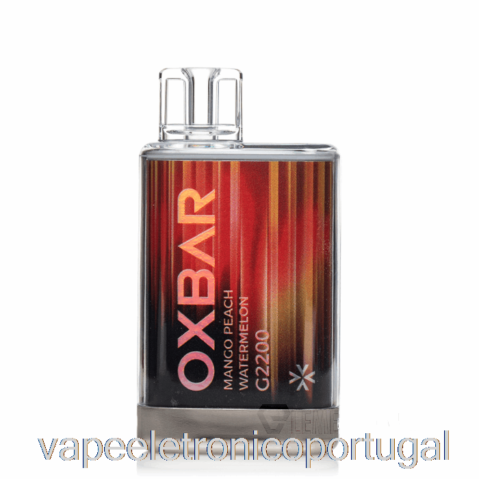 Vape Eletrônico Oxbar G2200 Descartável Manga Pêssego Melancia